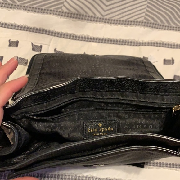 Black Leather Kate Spade Bag - Picture 3 of 6